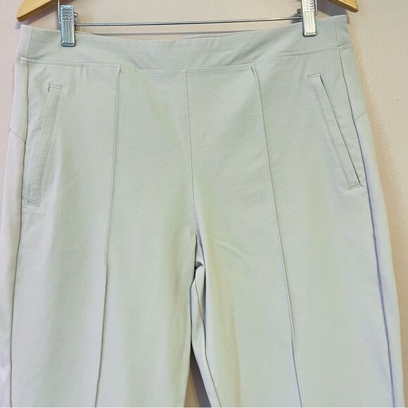 Athleta Headlands Hybrid Pant Birch Gray Sz 16 Stretch Hiking Outdoor Gorpcore - Picture 3 of 12